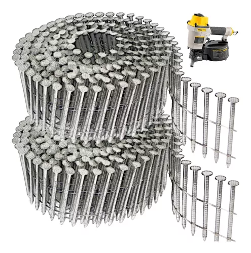 81 Prego 2,3 X 45mm. 2 Rolos = 600 Pregos Pregador Vonder Pp550 - Imagem 1