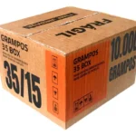 Grampo Box 35/15 - Fechamento De Caixa Com 10.000 Grampos