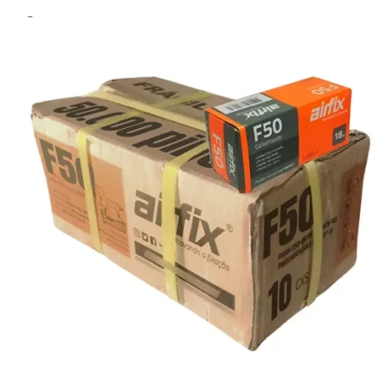 10 Caixinhas De Pinos F50 Airfix Para Pinador - 50.000 Unid