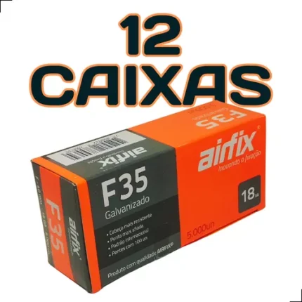 12 caixinhas de pinos F35 airfix para pinador - 60.000 unid