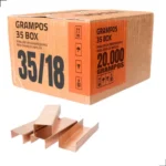 Grampo 35/18 para caixa de papelão - caixa com 20.000 unidades