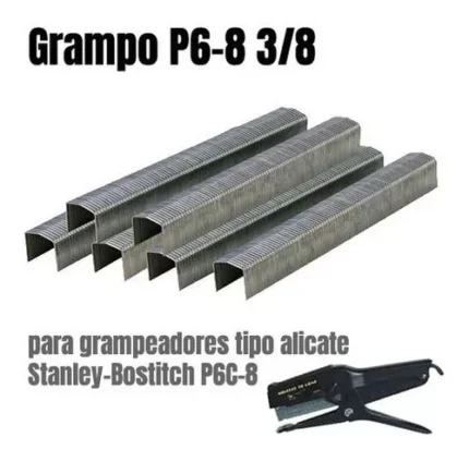 Grampo P6-8 38 - cx.c12.000 para grampeador bostitch P6c-8