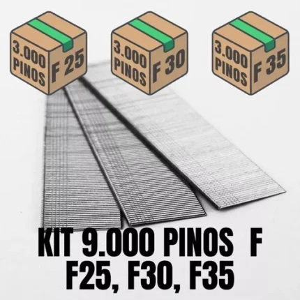 kit pinos de pinador pneumático F25 F30 F35 3000 cada